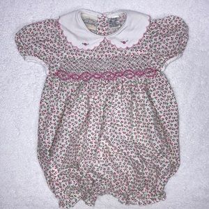 Heirlooms by Polly flinders smocked tulip bubble 12m